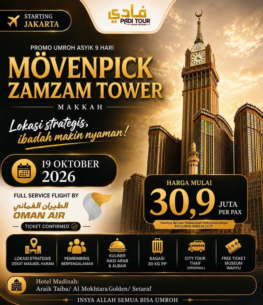 19 Oktober 2026 (Umroh ASYIK)