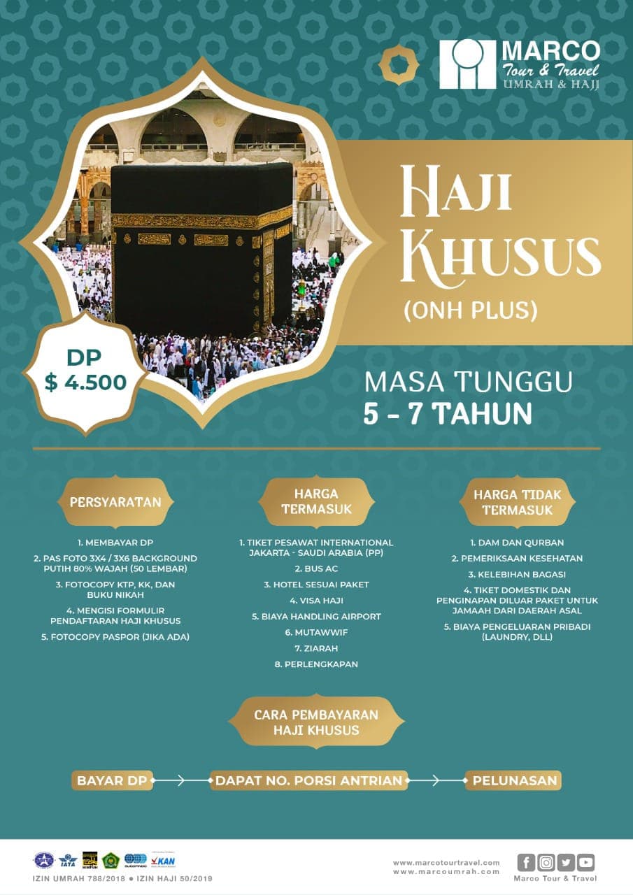Haji Khusus / Haji Plus