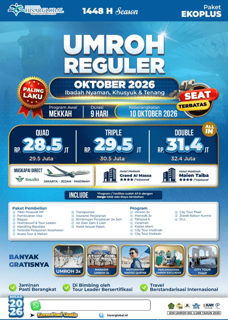 UMROH REGULER OKTOBER