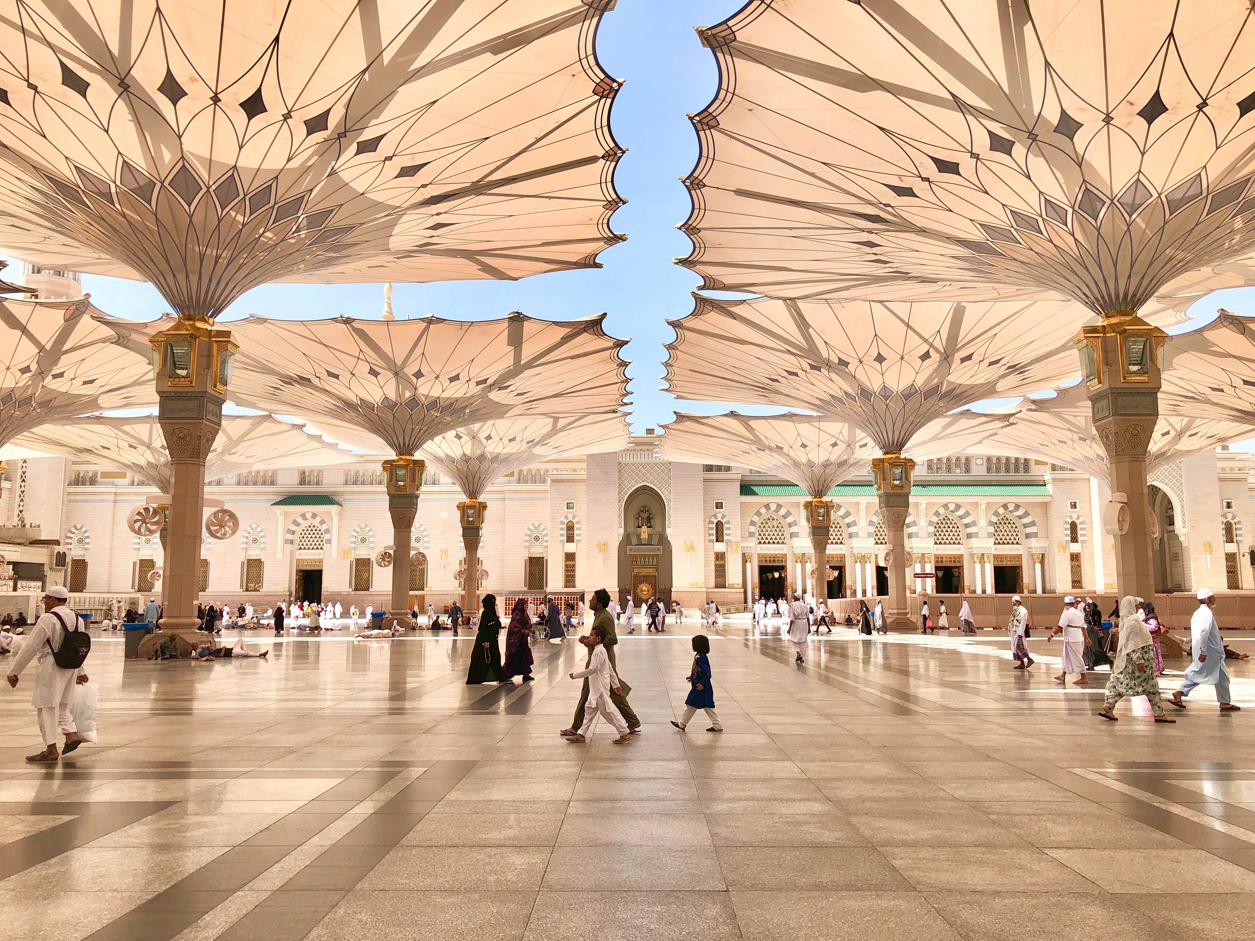 Terkuak 5 Fakta Menarik Tentang Payung di Masjid  Nabawi  