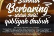 Inilah yang Disunnahkan Setelah Shalat Sunnah Fajar