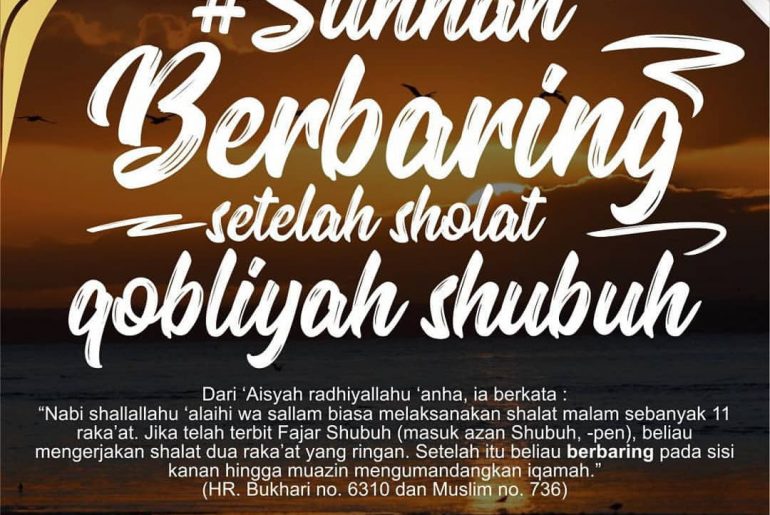 Inilah yang Disunnahkan Setelah Shalat Sunnah Fajar