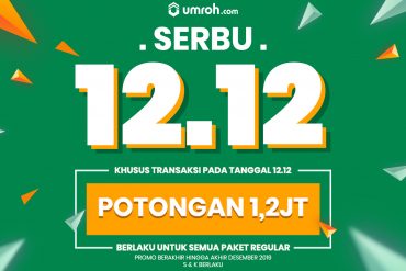 Meriahkan 12.12, Umroh.com Beri Diskon Gila-gilaan! harbolnas umroh.com