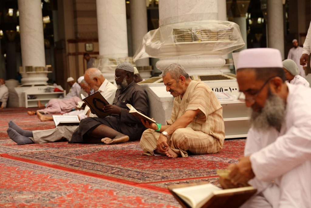Suasana i’tikaf di dalam masjid