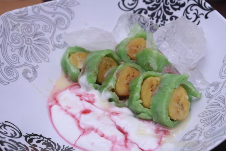 Jadi Takjil, Ini Resep Es Pisang Ijo yang Mudah dan Enak resep es pisang ijo